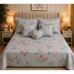 My Sleep Cove Heart – Sage Floral Heart (7.5ft x 8.2ft)