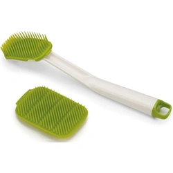Joseph Joseph CleanTech Washing-Up Brush & Scrubber Set – White/Green – 85160