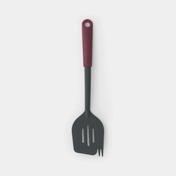 Brabantia Tasty+ Spatula Plus Fork – Aubergine Red