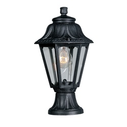 Fumagalli Anna Mikrolot Classic Design Wall Lantern - E27 LED compatible - Black (Made in Italy)