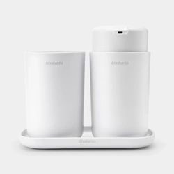 Brabantia Renew Bathroom Accessory Set of 3 – White