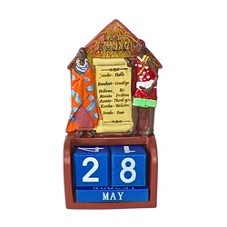 Blue Coral Desk Calendar – Learn Swahili