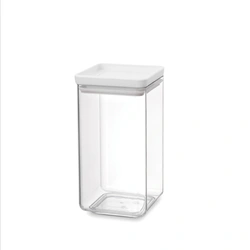 Brabantia Tasty+ Square Canister 1.6L – Light Grey