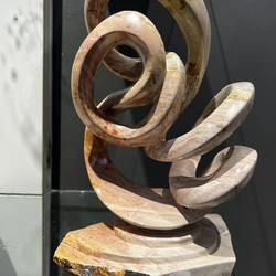 Bespoke Soapstone Abstract Sculpture – Piece 10