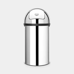Brabantia Push Bin 60L – Brilliant Steel