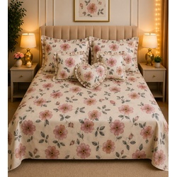 My Sleep Cove Heart – Cream Floral Heart (7.5ft x 8.2ft)