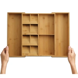 Joseph Joseph DrawerStore Bamboo Cutlery & Utensil Organiser – 85170