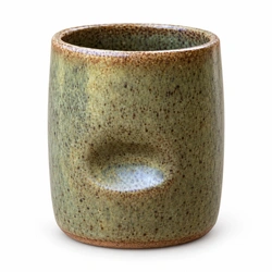 Ceramiqa Pottery Thumb Tumbler – Speckled Savannah